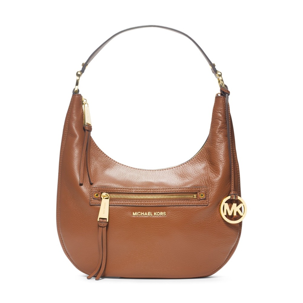 Michael Khors Rhea Medium Leather Shoulder Bag