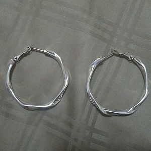 Small Hoop Silver Earrings - Brand new, never used