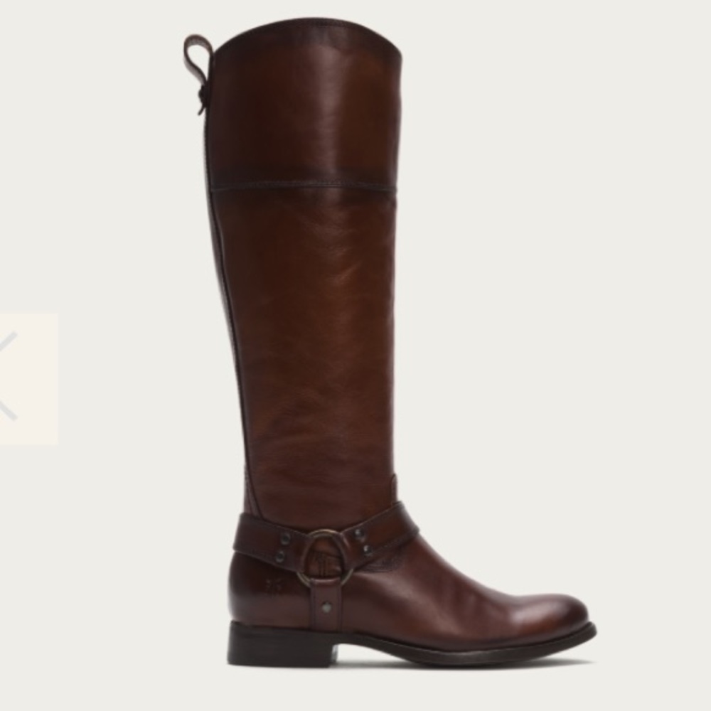 Frye Melissa Harness boot in redwood 8