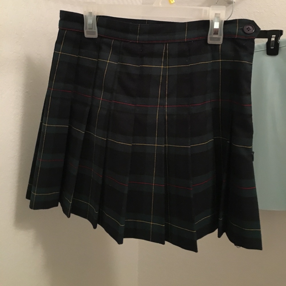 American Apparel plaid pleated tennis skirt