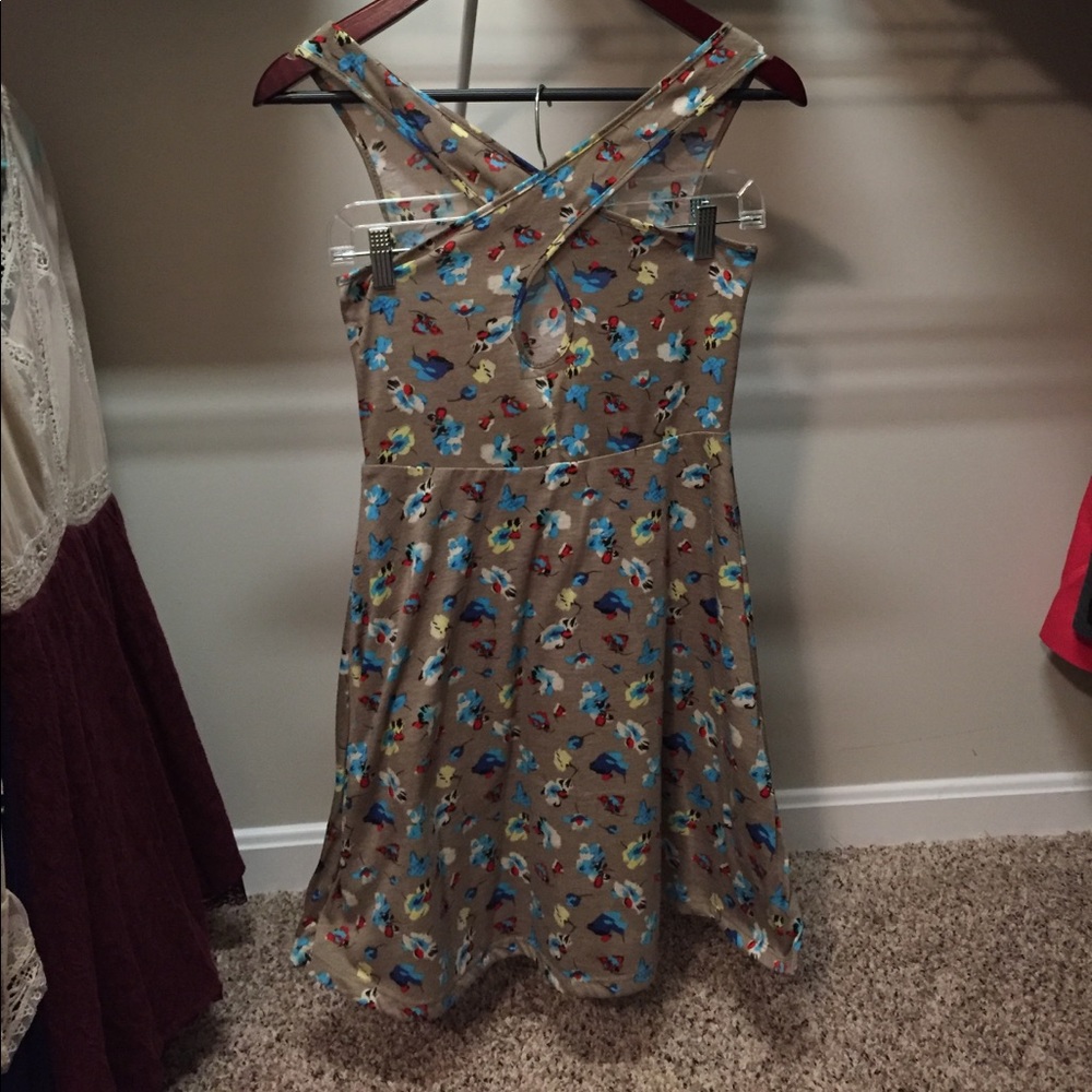 Francesca's Collections Cross Back Dress