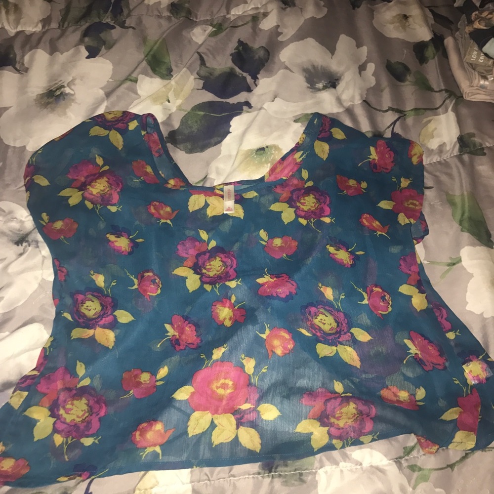 Sheer open back top