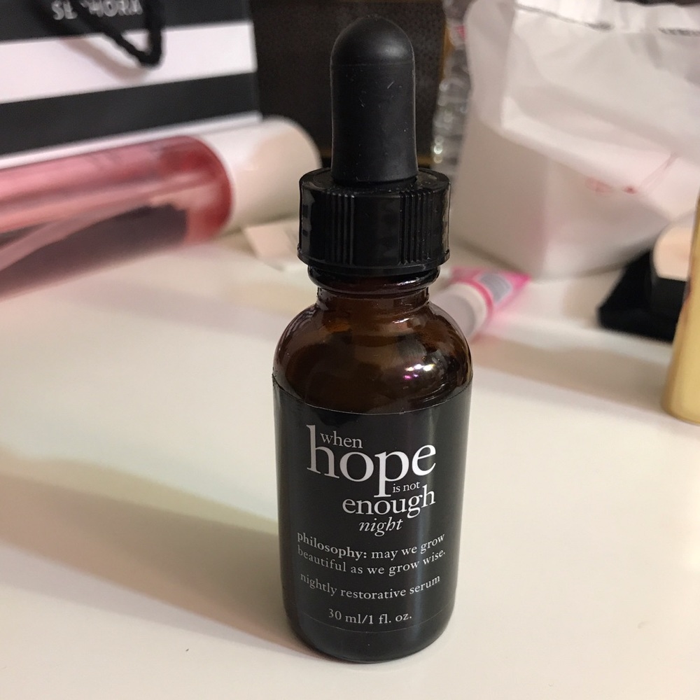 Philosophy when hope is not enough night