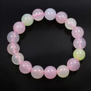 ✨NEW🌸🌸Pink and Green Chalcedony Bracelet