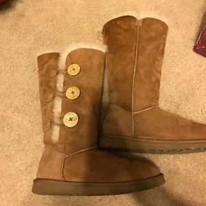 Tall Uggs with Buttons