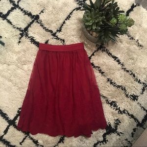 Lace skirt
