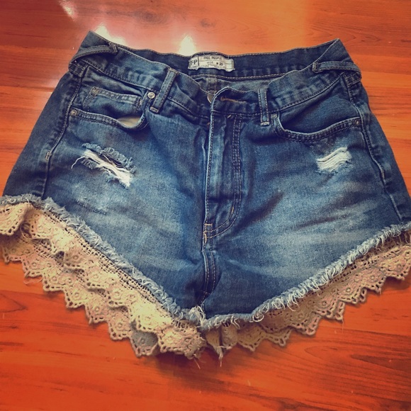 Free People Pants - Free people high waisted shorts