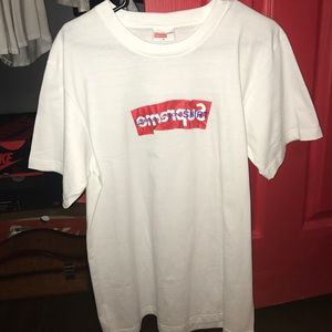 Supreme x comme des garçon shirt tee