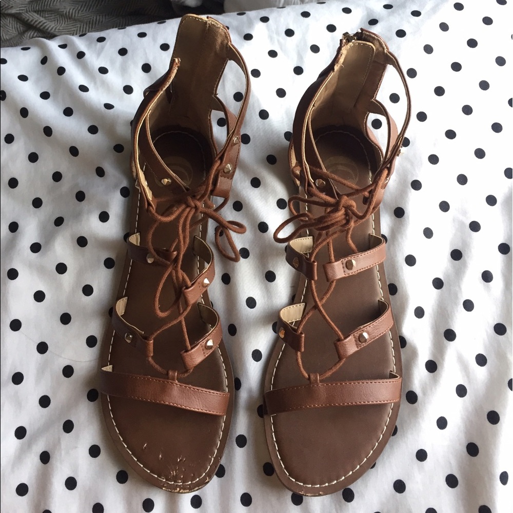 Tie Up Gladiator Sandals