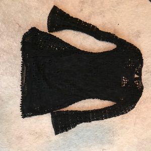 top shop black dress