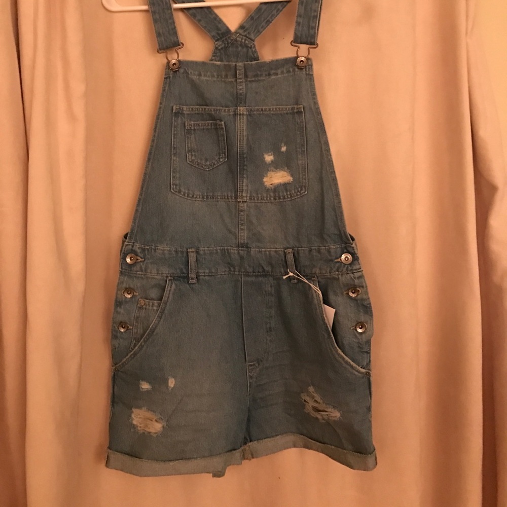 Denim overalls