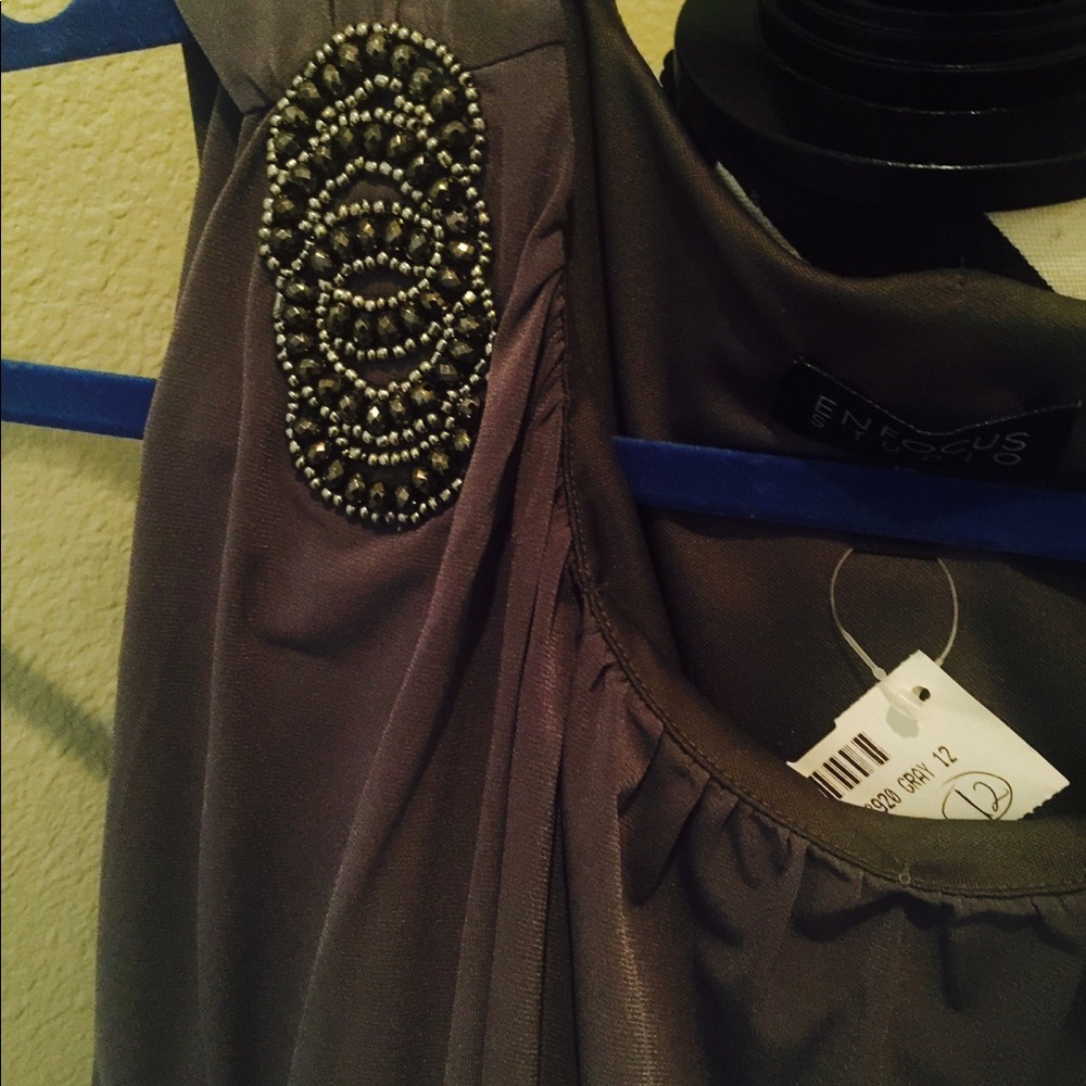 Gray Cocktail Dress NWT - size 12