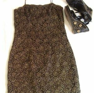 Gorgeous vintage OLEG CASSINI Black tie label mini