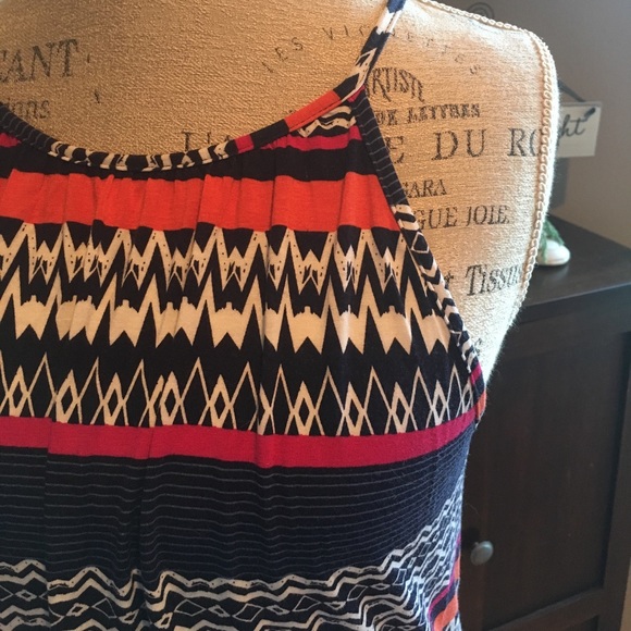 Skies Are Blue Tops - Skies Are Blue Tribal Print Tank Skies Are Blue Tops - Skies Are Blue Tribal Print Tank