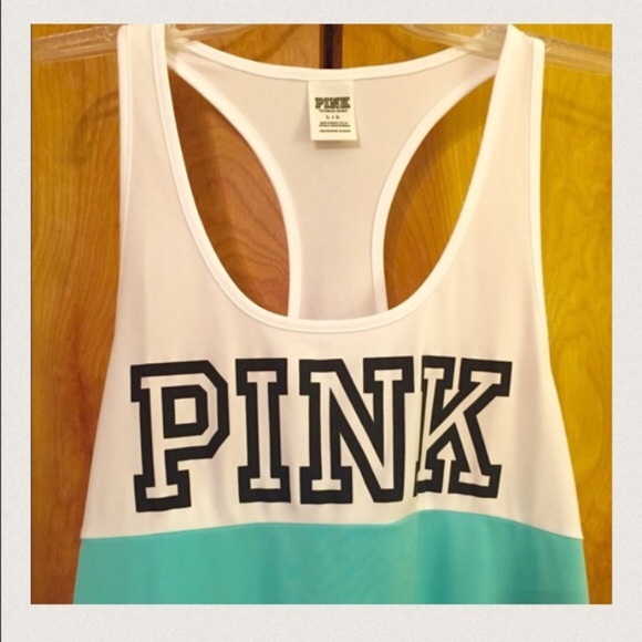 PINK Victoria's Secret Tops - PINK- Racerback Tank Sz L