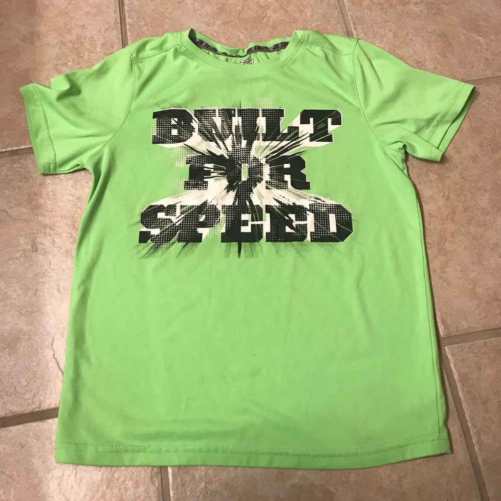 Moisture wicking, dry fit, boys youth shirt