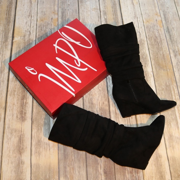 IMPO Shoes - New In Box IMPO Suede Wedge Boot - size 10
