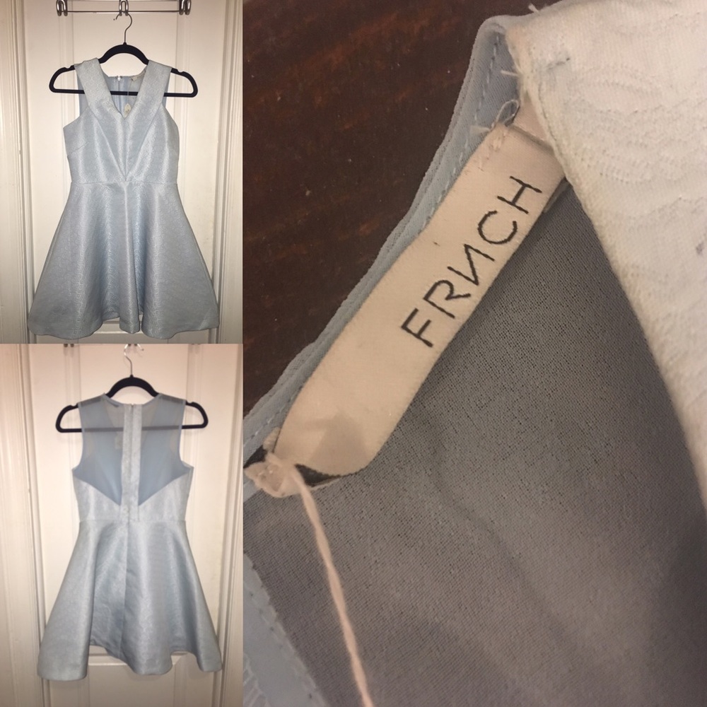 Sky Blue Skater Dress