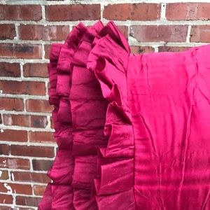 Hot pink Decorative pillow