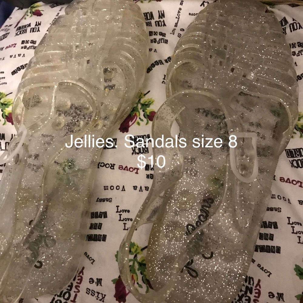 Jelly Glitter sandals