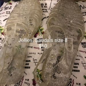 Jelly Glitter sandals