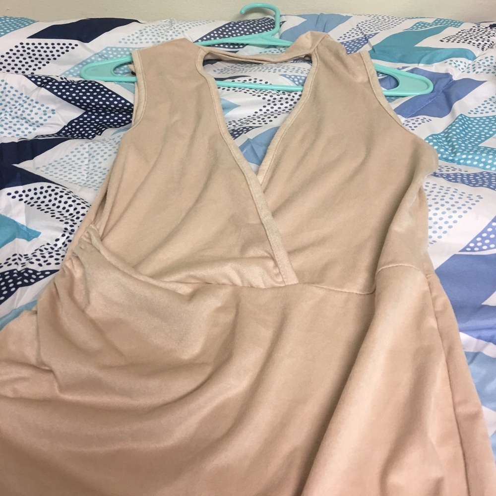 Talk About Us Dress - Taupe