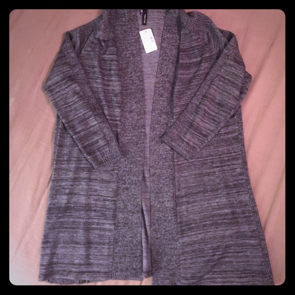 Sweater, cardigan black and gray