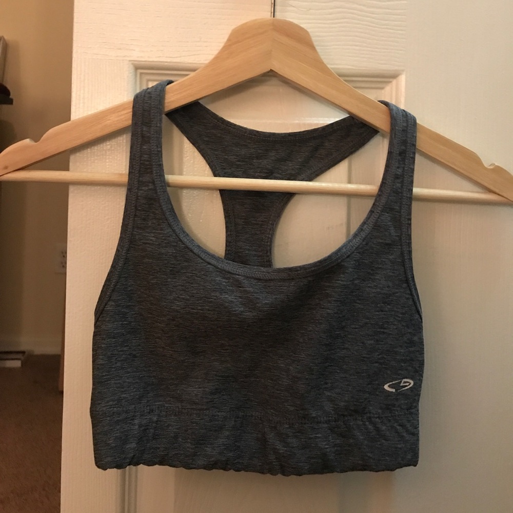 Gray Sports Bra