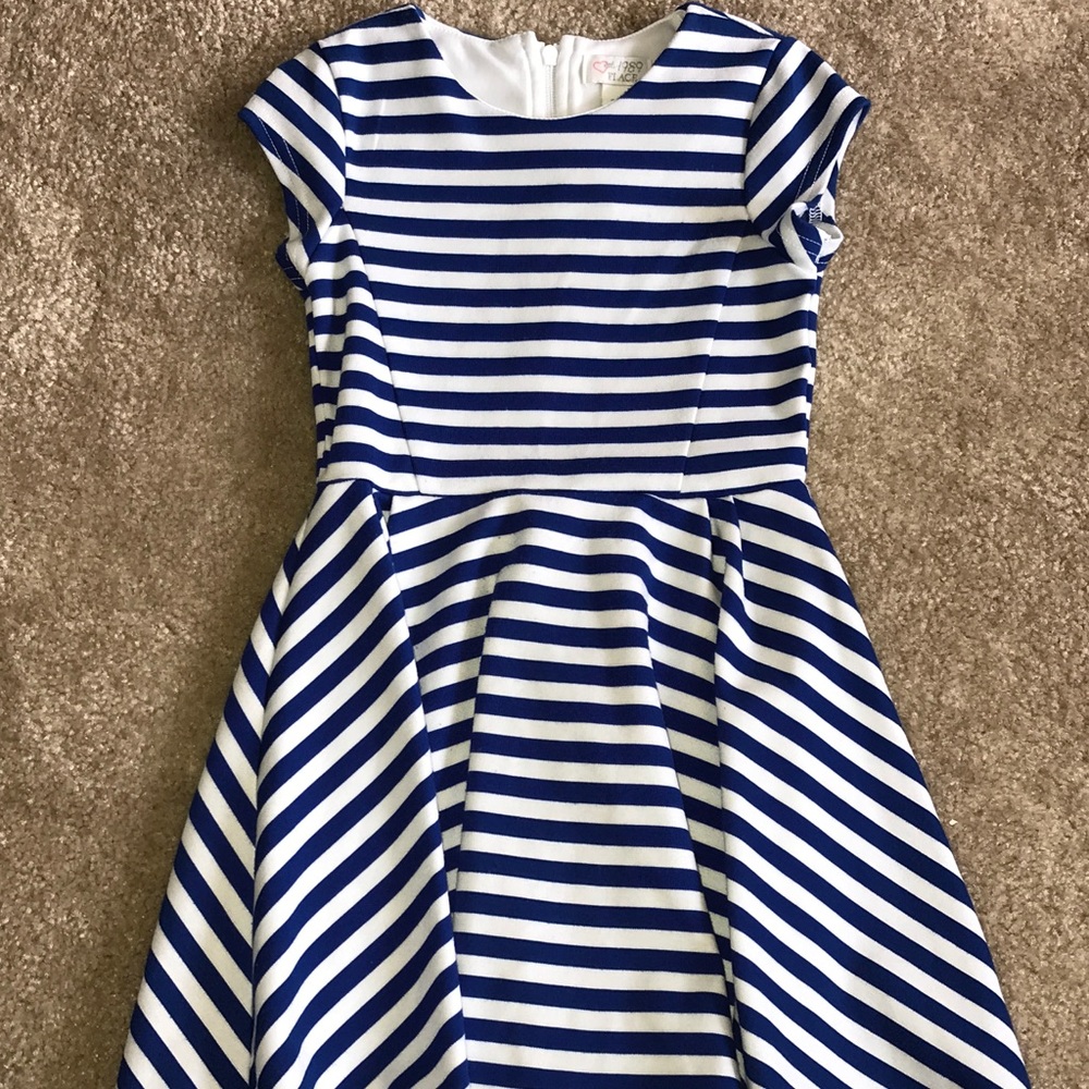 Girls Blue 🔵 White ⚪️ Dress