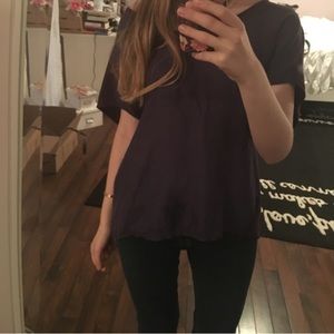 michael stars dark purple top