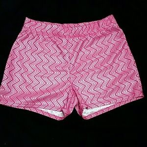 New Sexy pink satin white full stretch smock short