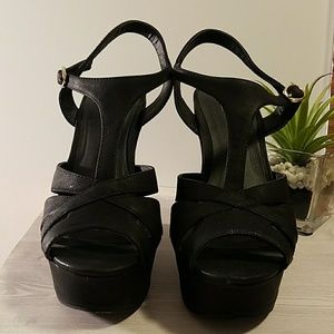 Black Mossimo Wedges