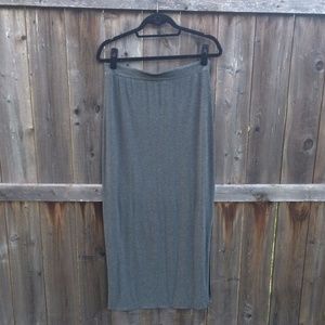 Gap Gray Knit Maxi Skirt--So Soft and Stretchy : )