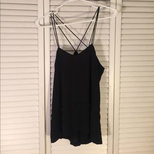 Candie's XL Simple Black Tank