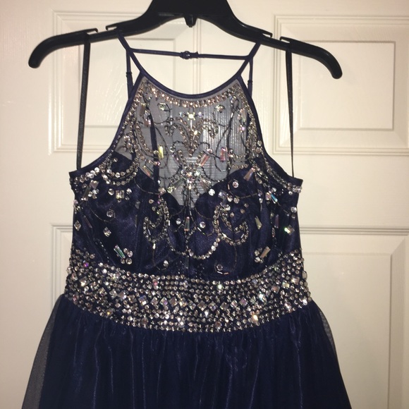 Navy Blue Prom Dress - Picture 1 of 3
