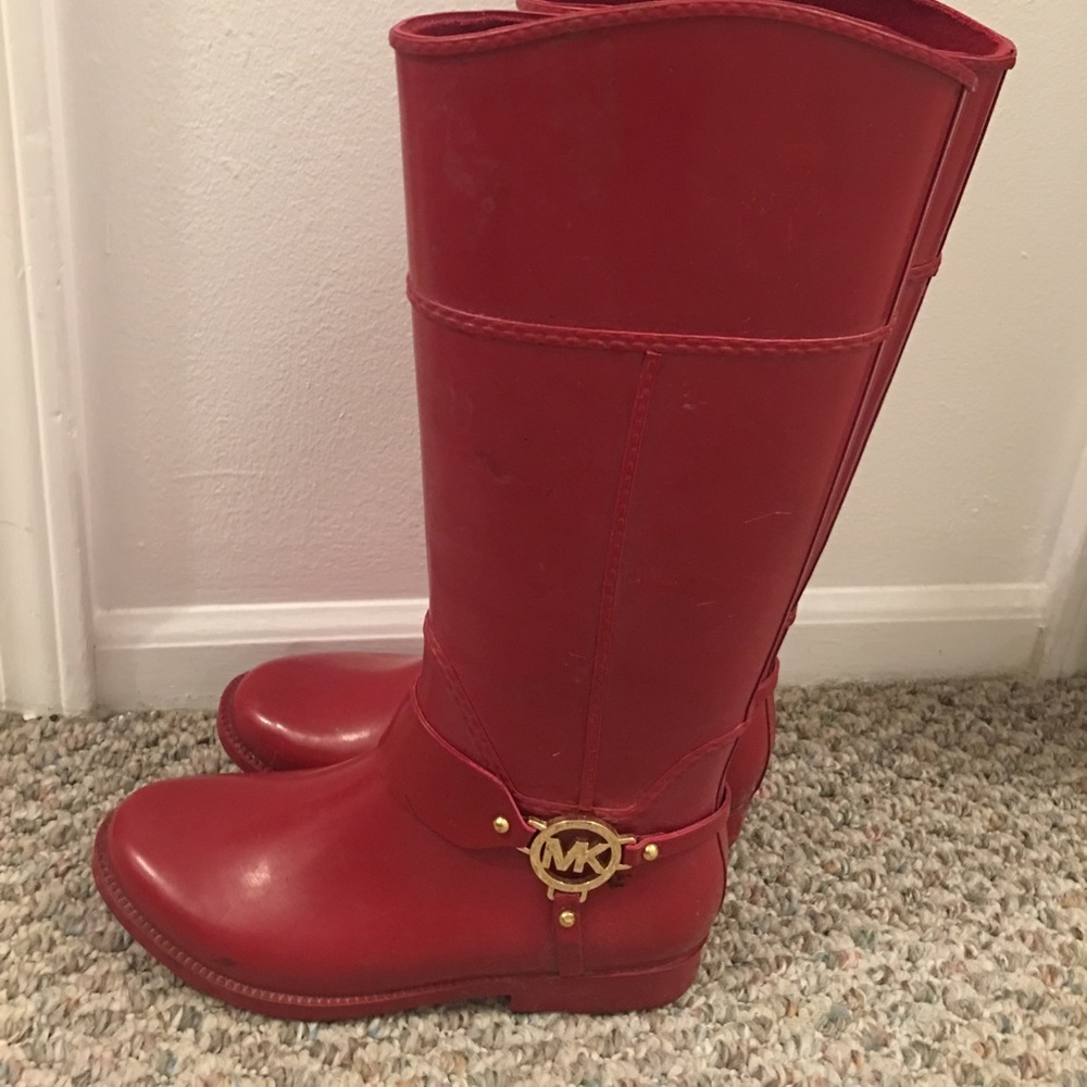 MK rain boots