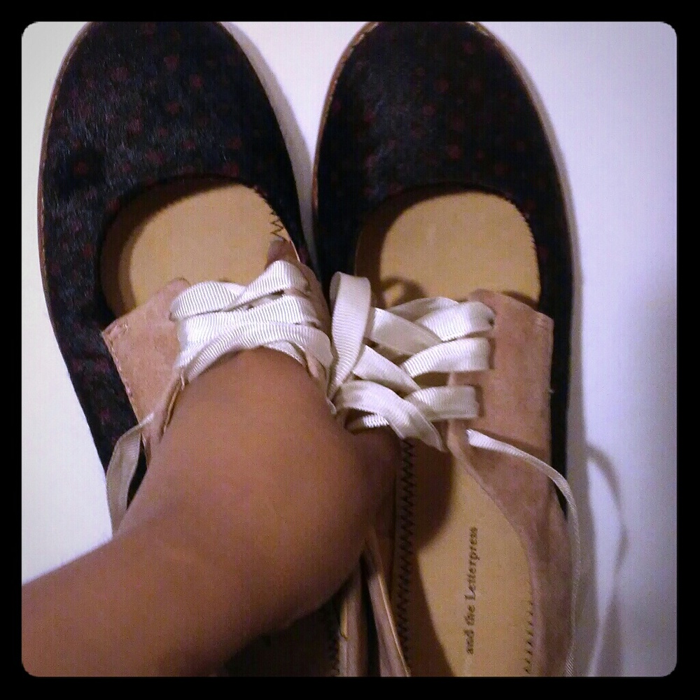 Anthropologie Philanco & the leatherpress oxfords