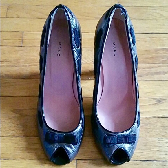 Sale! 20% off! Marc Jacobs quilted open toe Heels - Picture 2 of 7