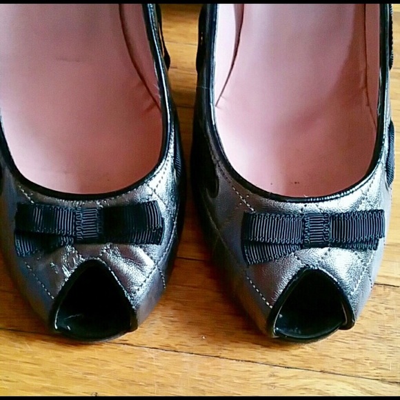 Sale! 20% off! Marc Jacobs quilted open toe Heels - Picture 4 of 7