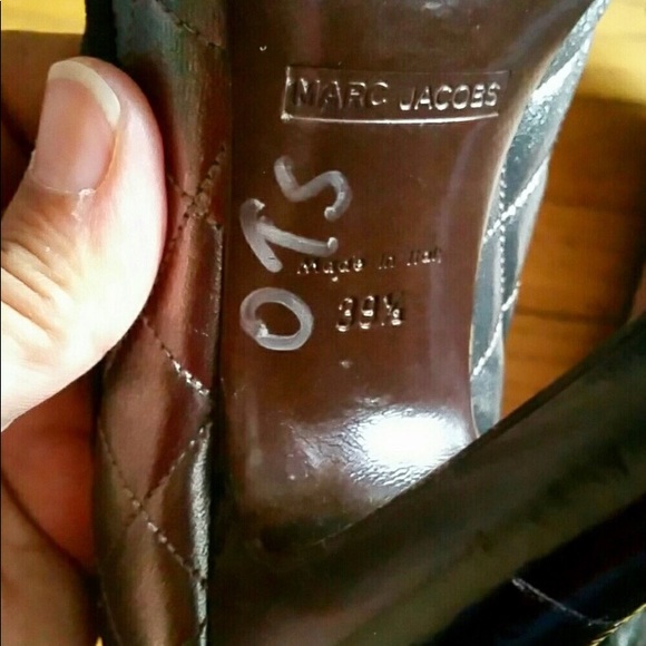 Sale! 20% off! Marc Jacobs quilted open toe Heels - Picture 7 of 7