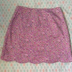Lilly Pulitzer Scallop Hem Skirt