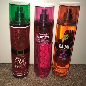 Discontinued Bath and Body Works Fragrance Mists