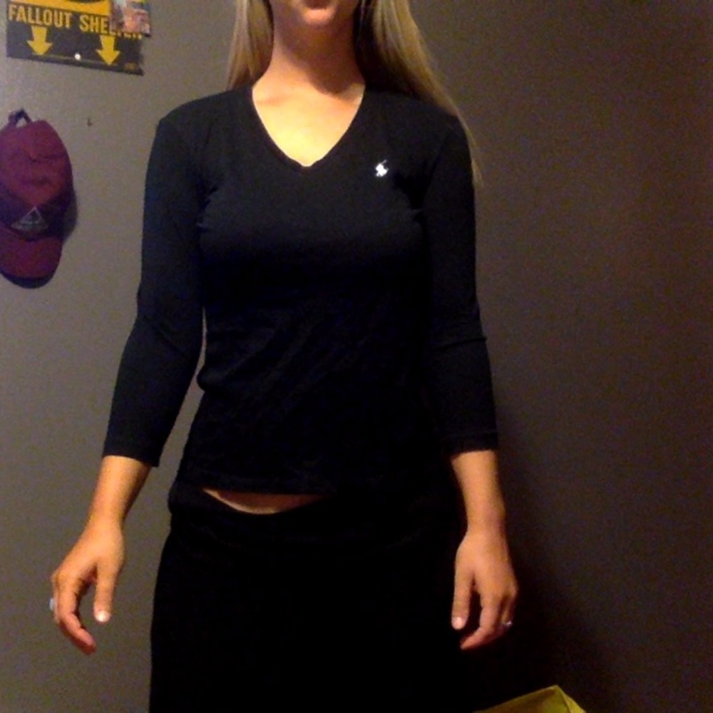 3/4 sleeve polo