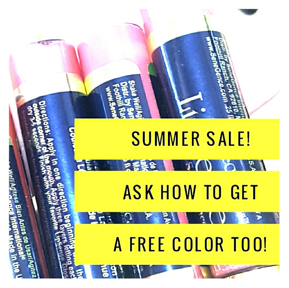 Summer Sale! Lipsense❤, get a free color!