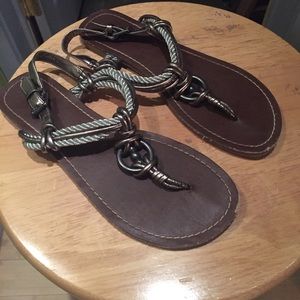 Dolce Vita silver rope Sandals