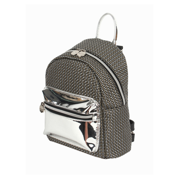 Elunani Woven Vinyl Backpack main image 4