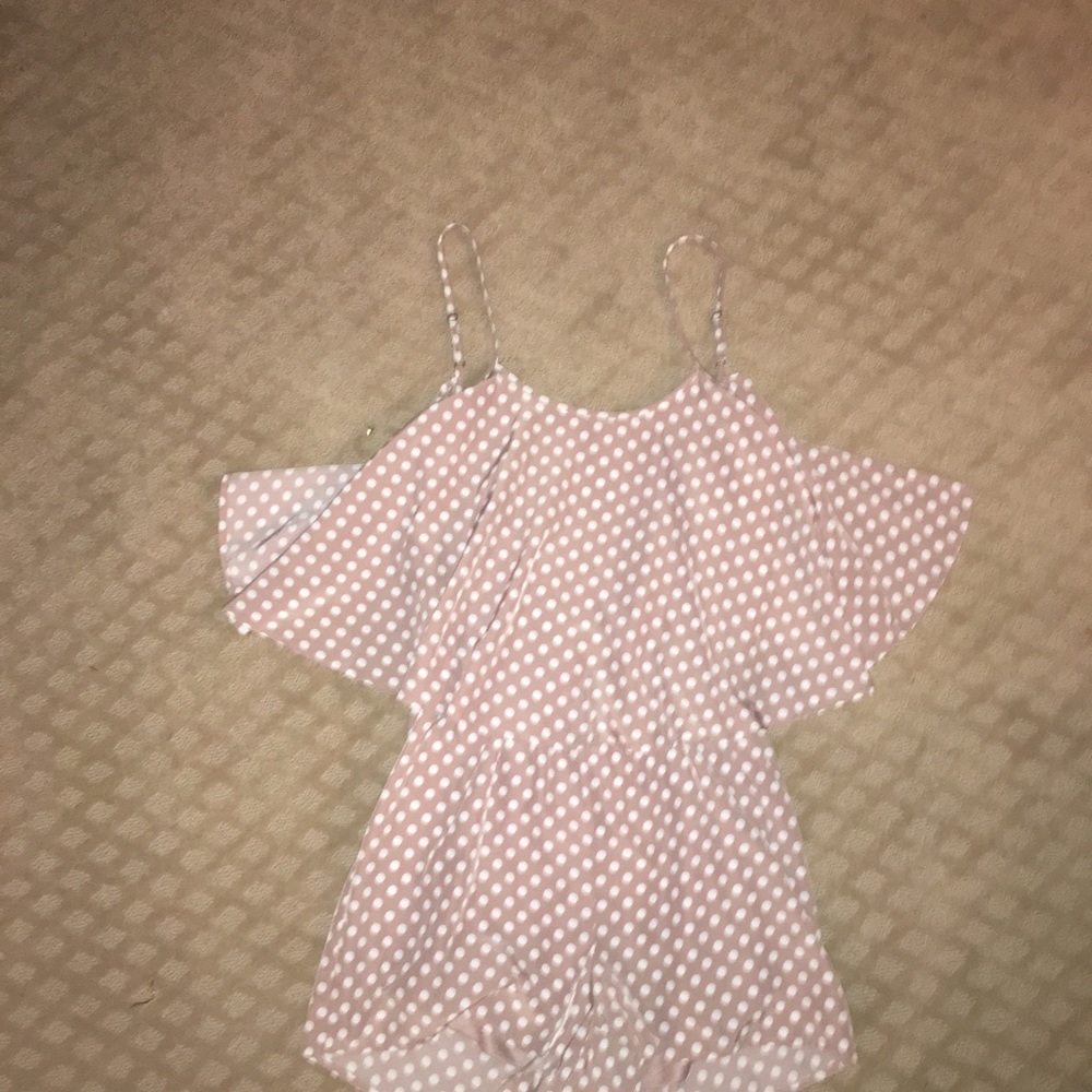 Polka dot romper