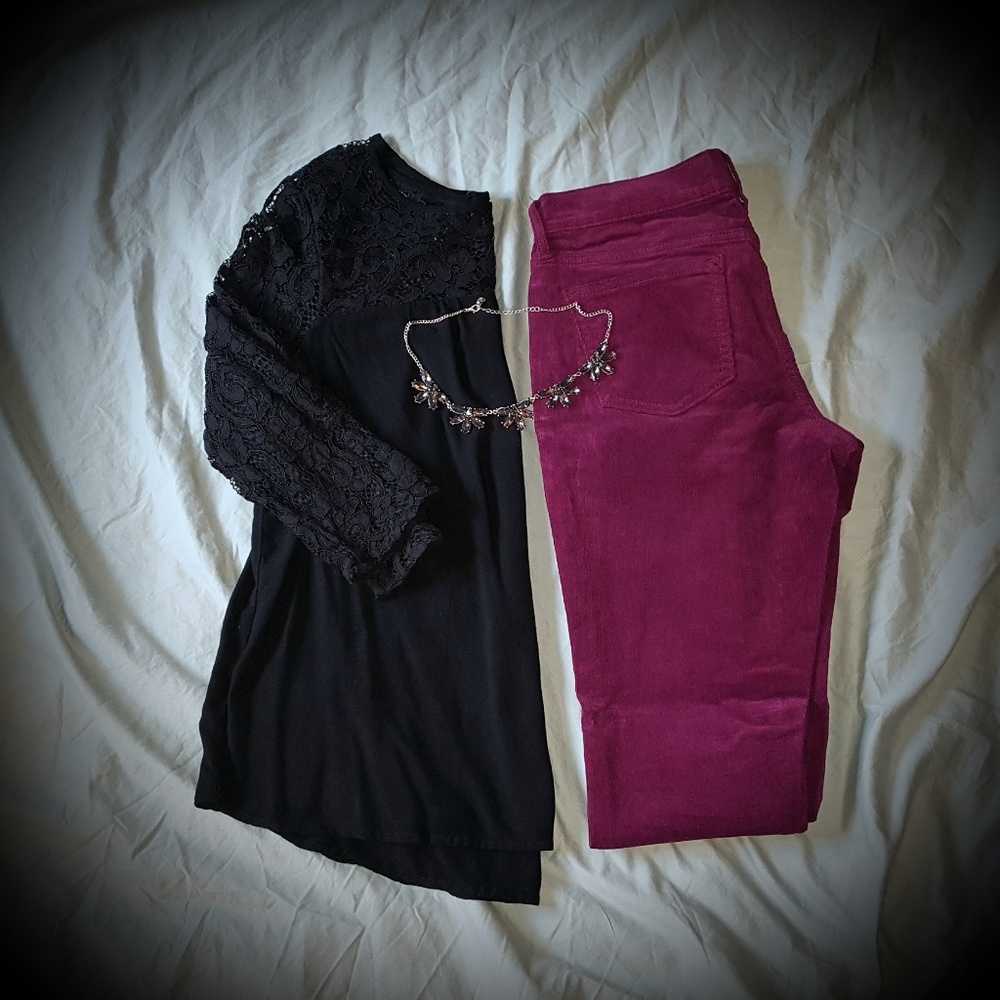 ⭐SALE⭐ Old Navy Magenta Rockstar Cords