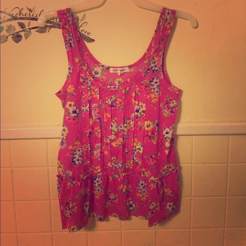 NWOT Aeropostale Floral Tank Top