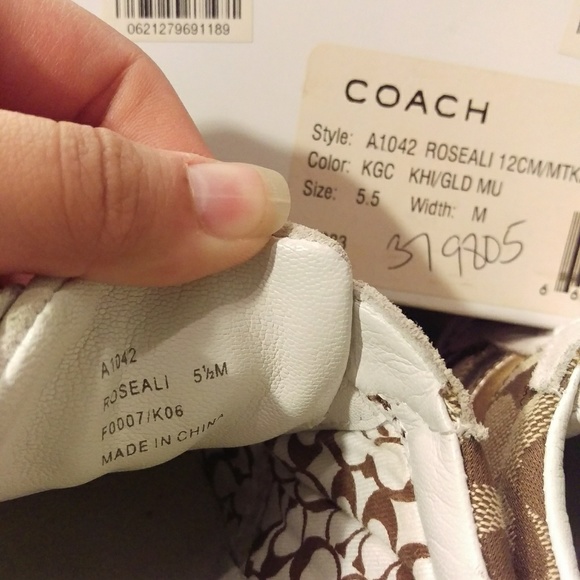 Brown Coach Shoes - Picture 6 of 8